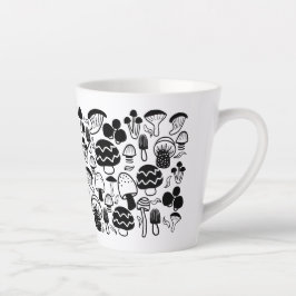 Caneca De Café Latte Mushroom Latte Mug