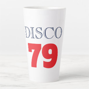 Caneca De Café Latte Música Entretenimento Disco 79 Pop Art Retro