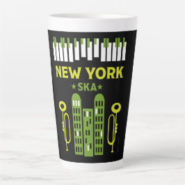 Caneca De Café Latte Música Ska Jazz