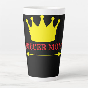 Caneca De Café Latte Nº 1 mãe de futebol