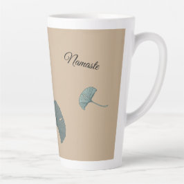 Caneca De Café Latte Namaste - Thank You