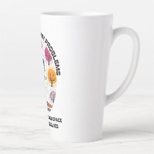 CANECA DE CAFÉ LATTE NÃO ESTOU EVITANDO MEUS PROBLEMAS...