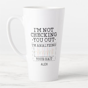 Caneca De Café Latte Não Estou Te Paquerando Fisioterapeuta Divertido P