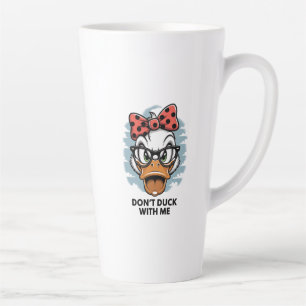 Caneca De Café Latte Não Pinto Comigo Meme Animal Engraçado