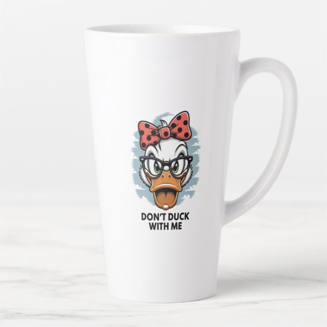 Caneca De Café Latte Não Pinto Comigo Meme Animal Engraçado (Direita)