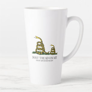 Caneca De Café Latte Não Pise em Mim ou No Meu Filho Gadsden Bandeira M