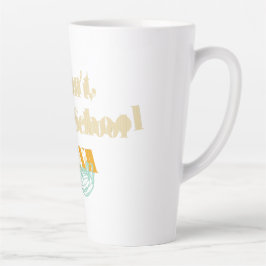 Caneca De Café Latte Não posso, estou na Escola Crna