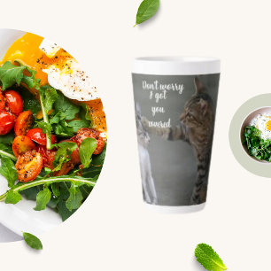 Caneca De Café Latte Não se preocupe, eu tenho seu texto coberto, dois 