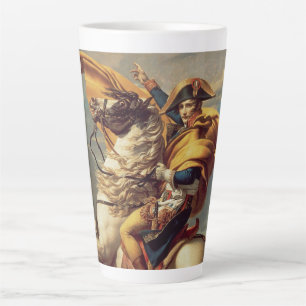 Caneca De Café Latte Napoleão atravessando os Alpes-Jacques-Louis David