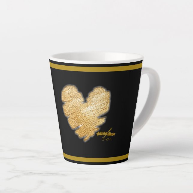 Caneca De Café Latte Nascer para Lixar Lata de Lata (Ângulo direito)