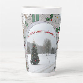 Caneca De Café Latte Natal