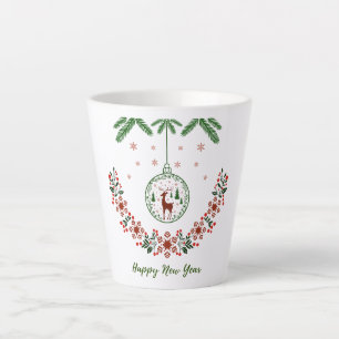 Caneca De Café Latte Natal 