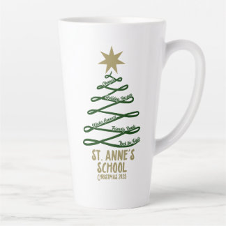 Caneca De Café Latte Natal 2025