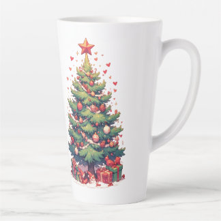 Caneca De Café Latte Natal, Ano Novo, Papai Noel