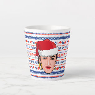 Caneca De Café Latte Natal AOC