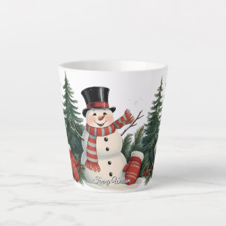 Caneca De Café Latte Natal Festivo Festivo Festivo Bastante