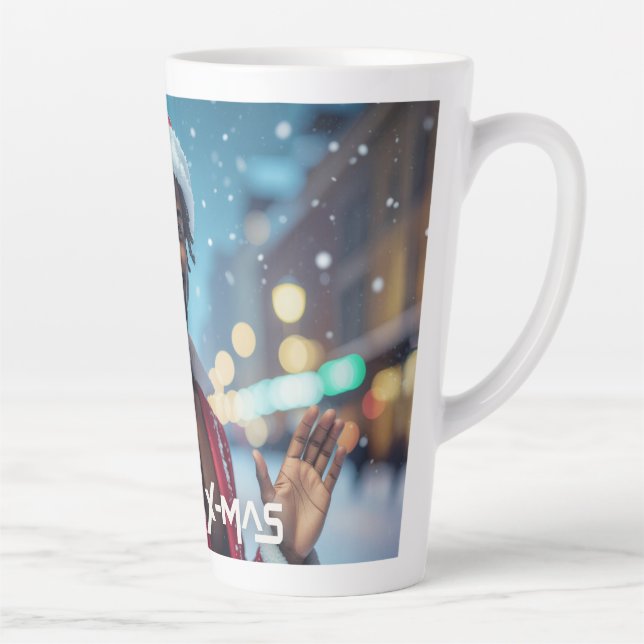 CANECA DE CAFÉ LATTE NATAL RAPPY (Direita)