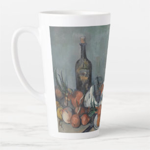 Caneca De Café Latte Natureza Morta com Cebolas, Pintura a Óleo, Paul C