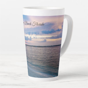 Caneca De Café Latte Navarre Papais noeis Rosa Sunset Latte Mug