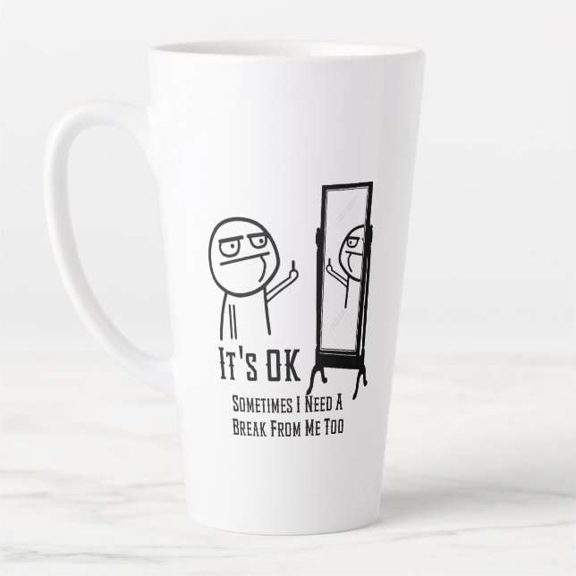 Caneca De Café Latte Need a Break Latte Mug (Esquerda)