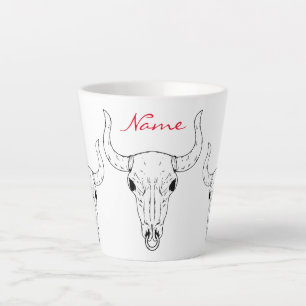 Caneca De Café Latte Nenhum Bull Nunca Thunder_Cove