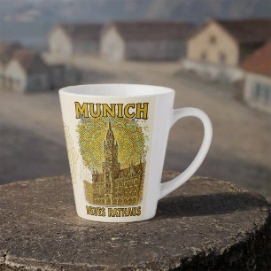 Caneca De Café Latte Neues Ratheus Sketcha