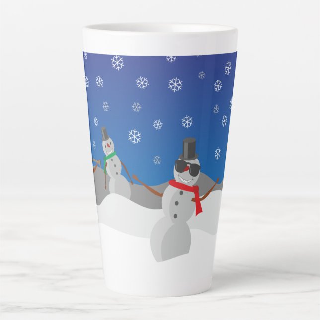 Caneca De Café Latte Neves Musical (Frente)