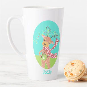 Caneca De Café Latte Névoa de Natal com café Latte Mug