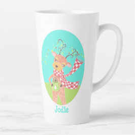 Caneca De Café Latte Névoa de Natal com café Latte Mug
