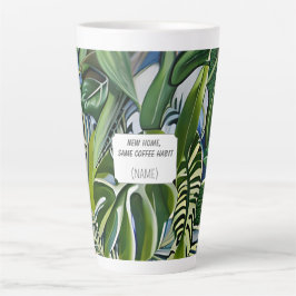 Caneca De Café Latte New Home Same Coffee Habit – Personalized 