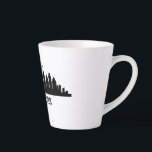 Caneca De Café Latte New York Skyline<br><div class="desc">New York Skyline</div>