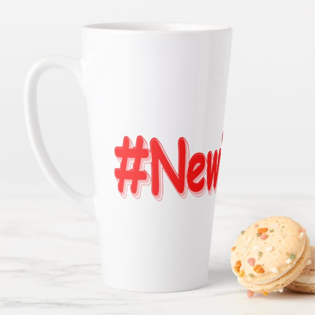 Caneca De Café Latte "#NewYorker " Design bonito. Comprar Agora (In Situ)