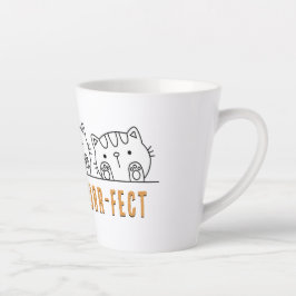 Caneca De Café Latte Nobody's Purr-fect