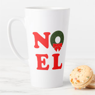 Caneca De Café Latte NOEL Wreath Latte Mug