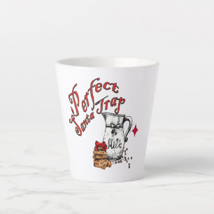 Caneca De Café Latte Noite sagrada Mikitiez 25 de dezembro Santa leite