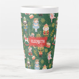 Caneca De Café Latte Nome dos Caracteres do Balé Festivo do Invólucro F