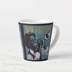 Caneca De Café Latte Nova Orleans
