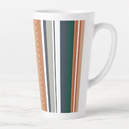 Caneca De Café Latte Novas faixas de estações modernas