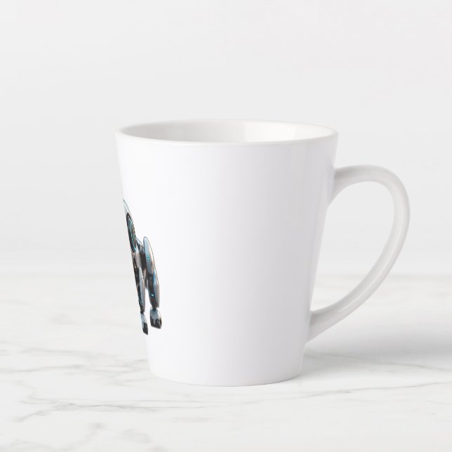 Caneca De Café Latte Novo robô (Direita)