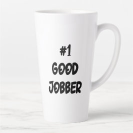 Caneca De Café Latte Number One Good Jobber Cat Latte Mug