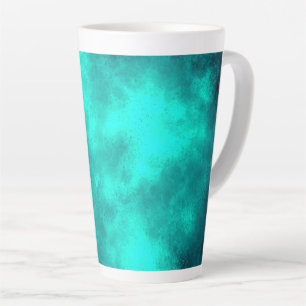 Caneca De Café Latte Nuvem de tempestade de granizo