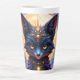 Caneca De Café Latte Nyx – Guardião do Luar.
