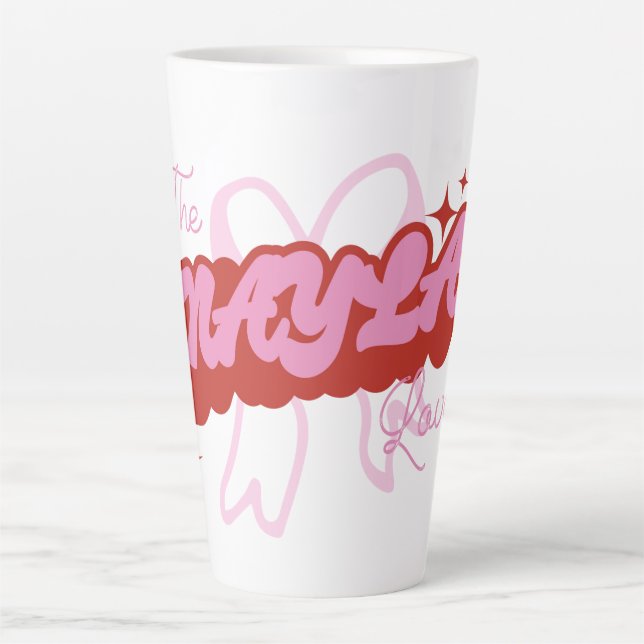 Caneca De Café Latte O Amor NAYLA (Frente)