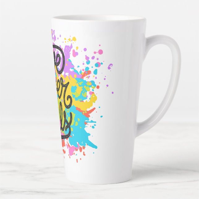 Caneca De Café Latte O amor nunca falha (Direita)
