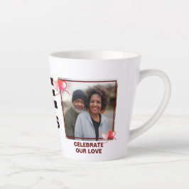 Caneca De Café Latte O AMOR NUNCA FALHA A Foto Cristã