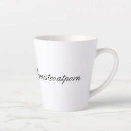 Caneca De Café Latte O Autor Revolucionário #wastcoatporn