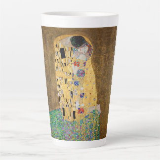 Caneca De Café Latte O Beijo de Gustav Klimt