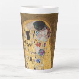 Caneca De Café Latte O Beijo de Gustav Klimt