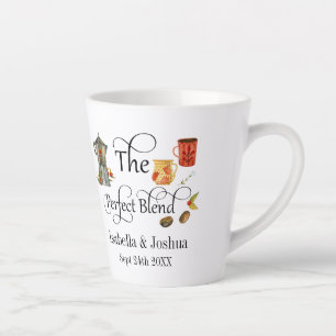 Caneca De Café Latte O Casamento Perfeito Café de Casamento Caprichoso