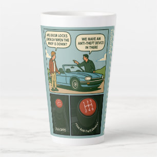 Caneca De Café Latte O Dispositivo Anti-Furto (Câmbio Manual)